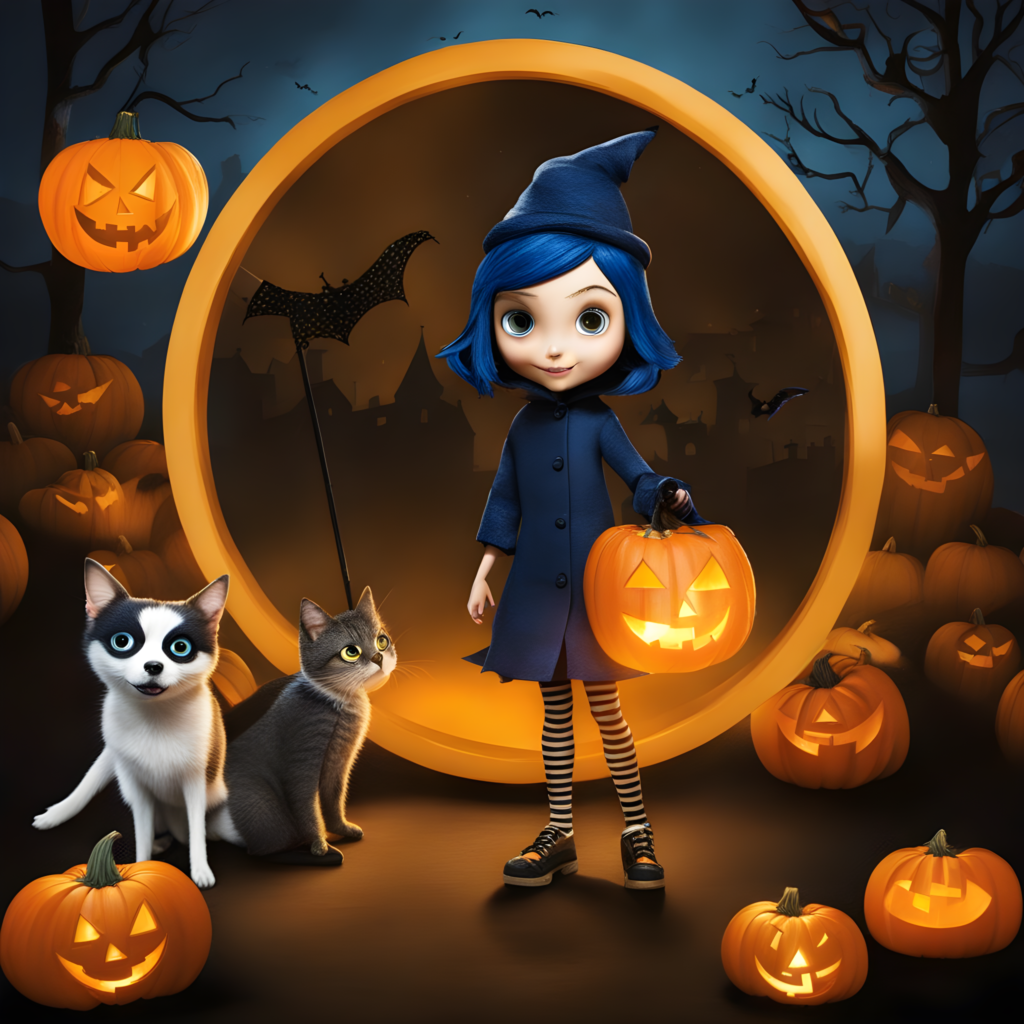 Coraline's Halloween Adventure - A Bedtime Tale : Rebecca : children's bedtime story