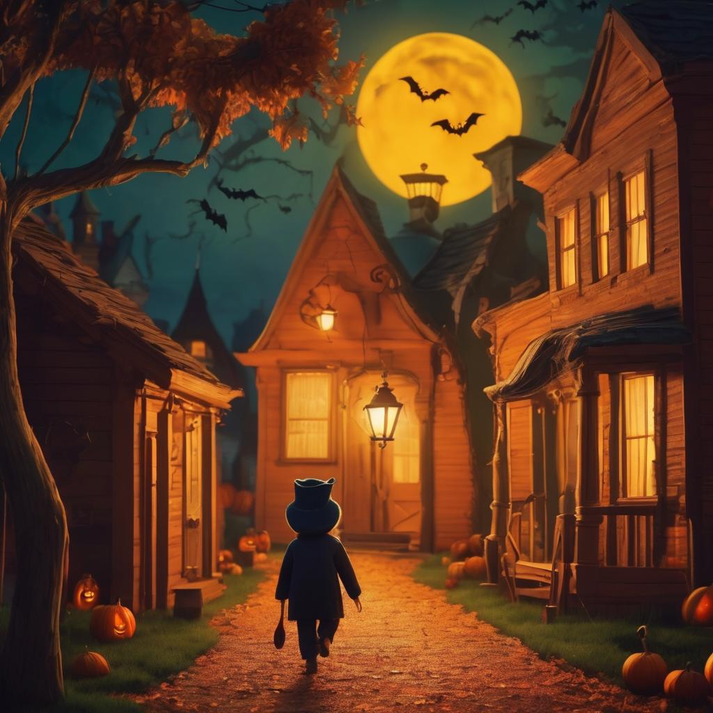 The Passage in the Halloween Night The Little Stranger : Classic Bedtime Tales