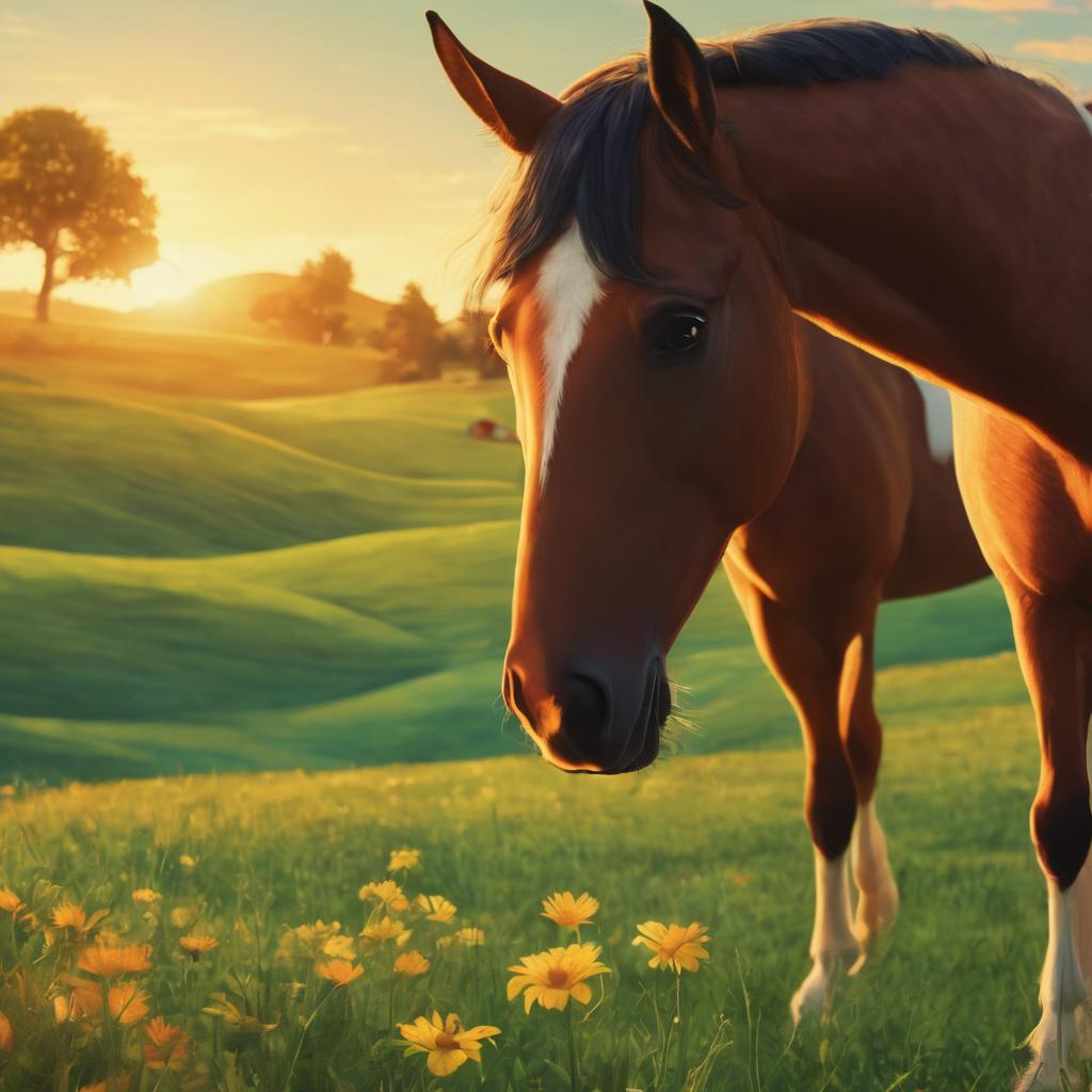 The Enchanted Meadow: A Horse Short Story for Bedtime
